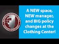 BIG changes at the FREE Clothing Center | WIRC Wednesdays