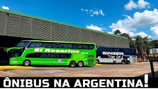 MUITOS ÔNIBUS DIFERENTES NA ARGENTINA | ÔNIBUS RODOVIÁRIOS EM PUERTO IGUAZU