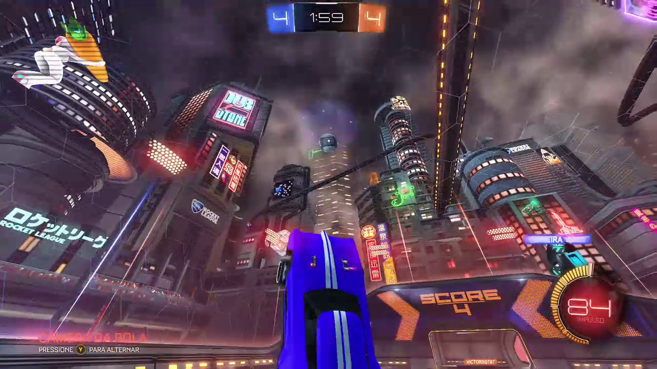 kurix97 kitando da partida rocket league