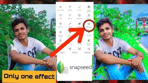 Snapseed New Effect || HDR scape Effect in Snapseed 🔥 || Snapseed photo editing Tutorial || PART - 1