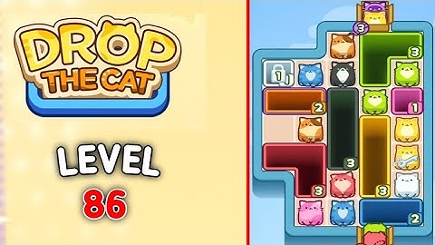 Drop the Cat level 86 walkthrough solution 