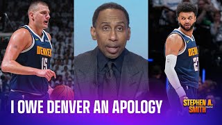 To the Denver Nuggets...I apologize