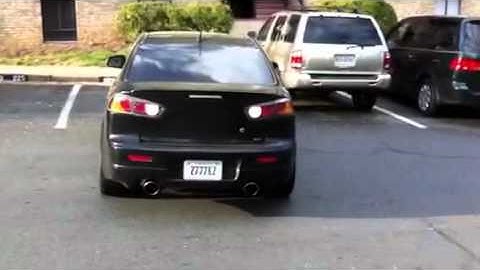 2011 Mitsubishi Lancer Ralliart Borla Exhaust