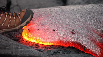 ¿Cuál es el color de la lava más caliente?