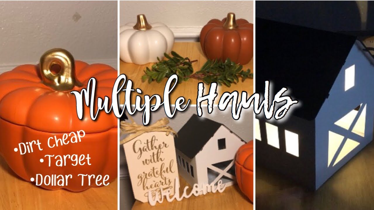 Multiple Hauls Includes Dollar Tree & Target YouTube