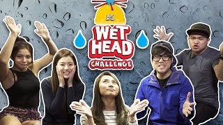 Wet Head Challenge - 3 Girls, 2 Guys Get Wet!