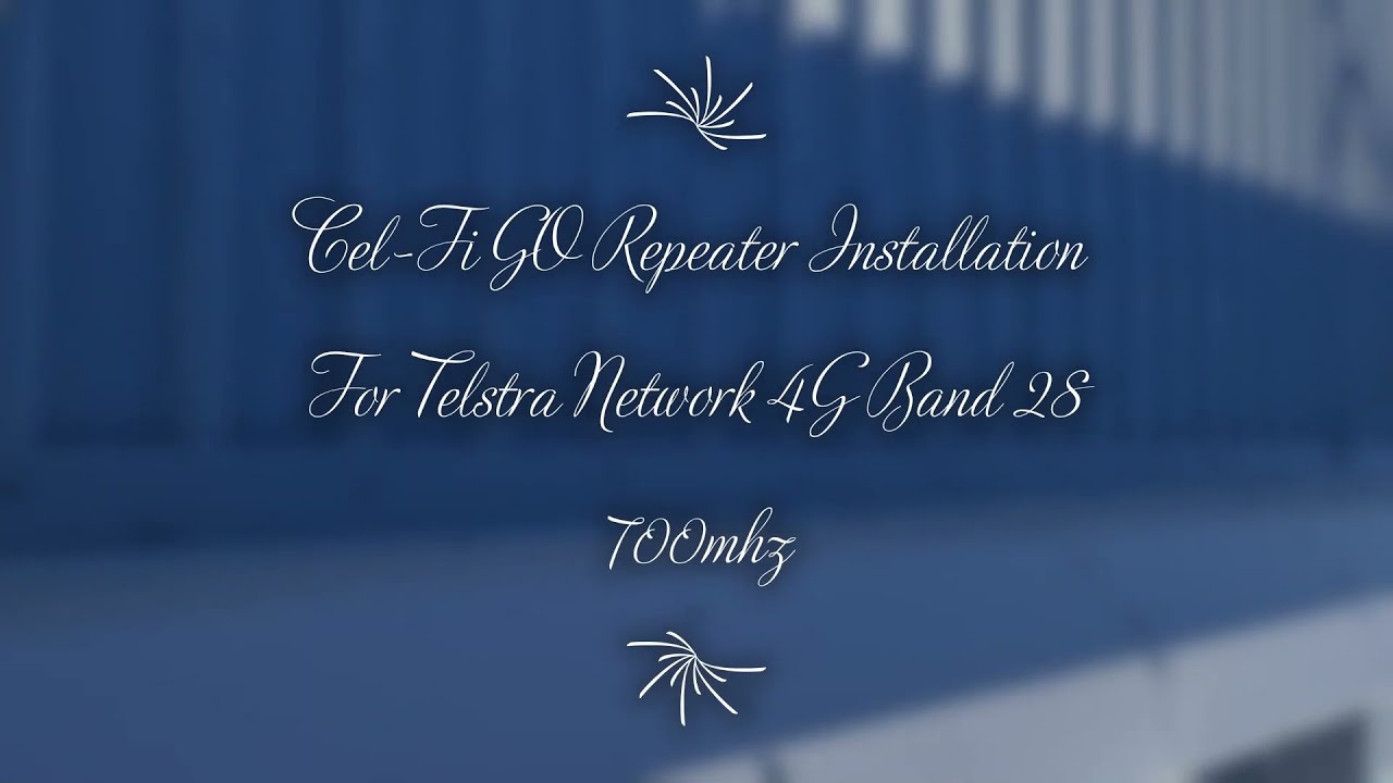 Cel Fi Go Repeater Installation