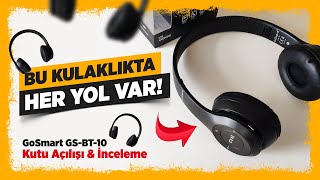 A101'deki Kablosuz Kulak Üstü Kulaklık | GoSmart GS-BT-10 | Kutu Açılışı & İnceleme