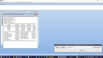 Regression Analysis Made Easy With Eviews