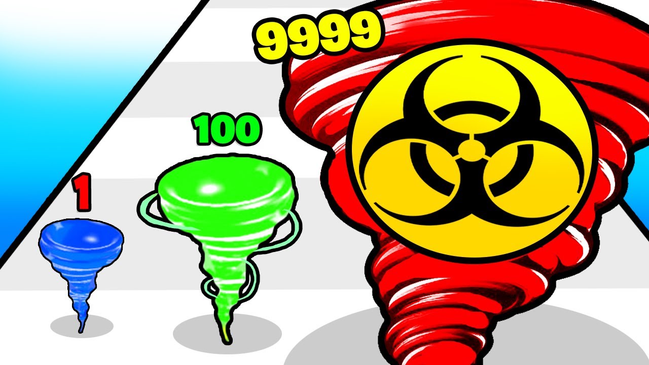 МАКСИМАЛЬНЫЙ УРОВЕНЬ ВРАЩАЮЩЕГОСЯ ТОРНАДО! Безумные цвета торнадо