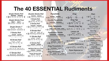 Master These 40 Rudiments or Stay Stuck Forever