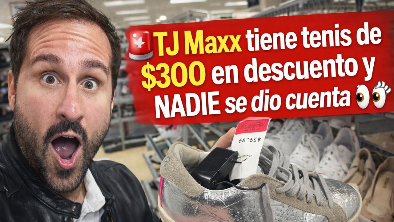 🚨 TJ Maxx tiene tenis de $300 en descuento y NADIE se dio cuenta 👀👟