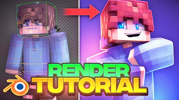 Minecraft Skinrender Tutorial! | Blender Tutorial🔥