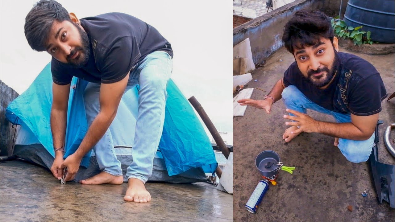 Camping at Terrace 🏕️ | Lockdown 2021 Jaipur