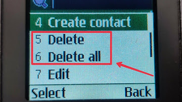 How To Delete All Save Contact Samsung Guru GT E1200Y