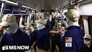 'Straight up Nazis': Author slams masked white supremacist group marching through D.C.