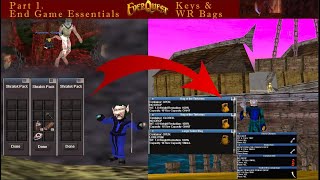 Celebrity Classic Everquest End Game Essentials Pt. 1 - Master Keys to Riches and Bags to Hold Them All Wealth