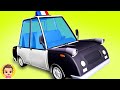 Wheels On The Police Car, Nursery Rhymes And Cartoon Videos for Kids