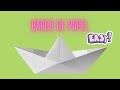 Como hacer un barco de papel
