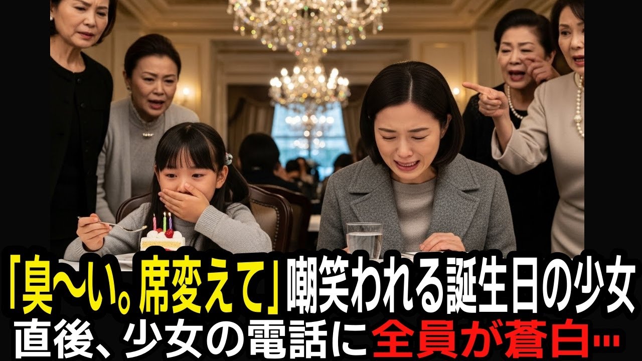 「臭いから席を替えて」高級カフェで嘲笑された母娘 ──娘がかけた一本の電話で、全員が黙り込んだ