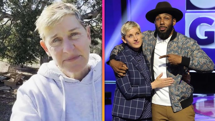 Ellen DeGeneres Tears Up Paying Tribute to tWitch - YouTube
