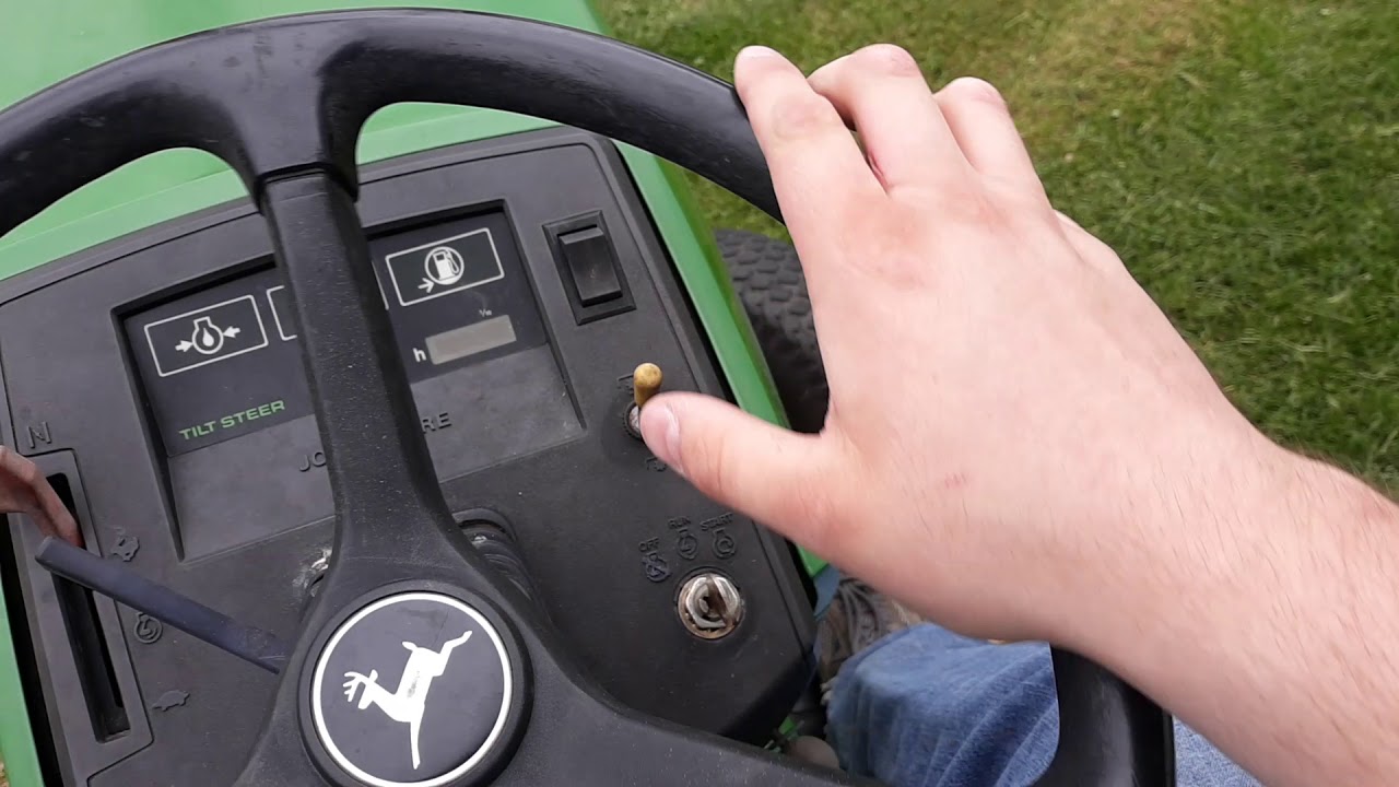 John Deere 265 Mowing For First Time - YouTube