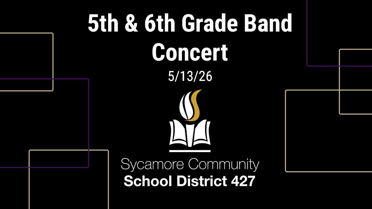 Sycamore 5th & 6th Grade Band May Concert - YouTube
