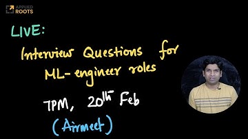 Scenario-Based Interview Questions for ML Engineer Roles | Live Session | Applied AI Course
