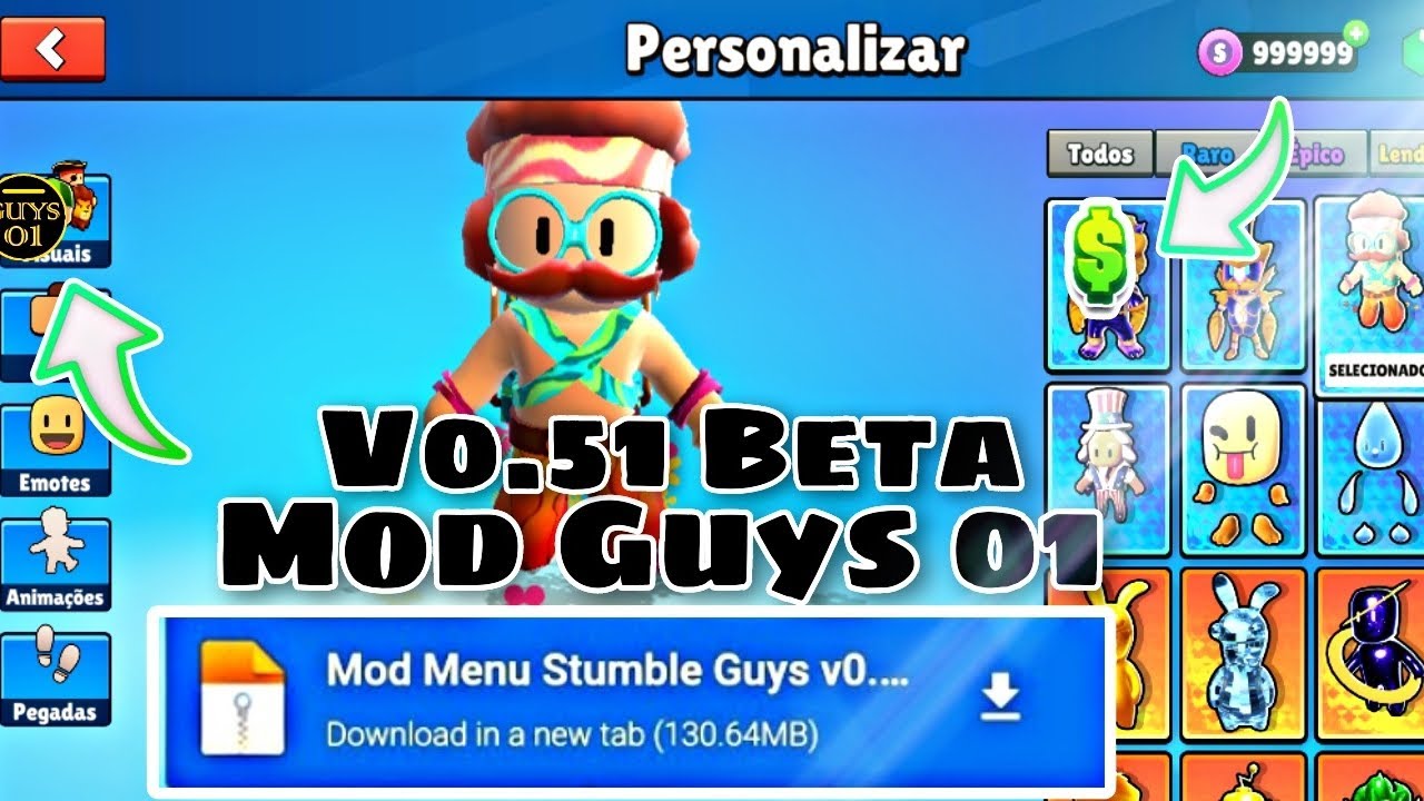 Guys01 Gaming APK (Stumble Guys Mod Menu) v0.62.0 Free Download