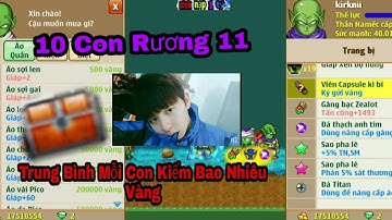 NRO | Dân Chơi Bạc Tỉ Đầu Tư 10 Con Rương 11 Kiếm Hàng Trăm Triệu Vàng Mỗi Ngày