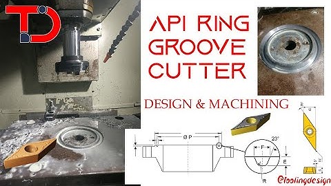 Tooling Design I How To Design API RING Grooving Cutter l Milling Cutter  l API Seal Ring Groove l
