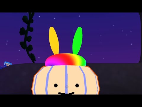 VRChatの虹色シェーダー+うさ耳帽子 / Rainbow Shader + Gaming Bunny Hat