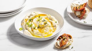 Elevate your snack game with our whipped ricotta and honey herb dip! 🍯