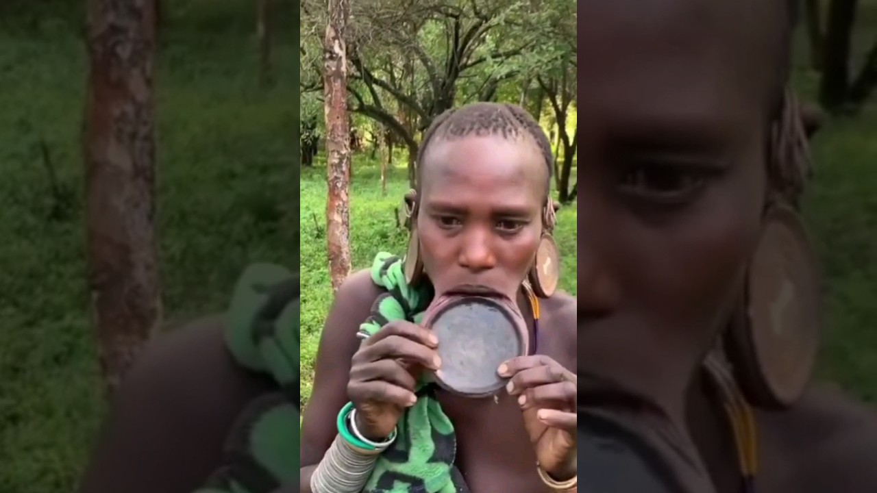 Surma/Suri tribe Omo Valley Ethiopia 