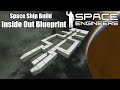 Space Engineers Build - Building a Space Ship From Inside Out