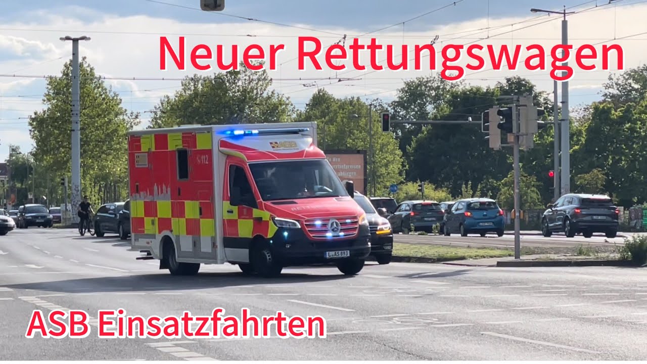 🚑Neuer Rettungswagen von Emmert🚨 Einsatzfahrten ASB Leipzig