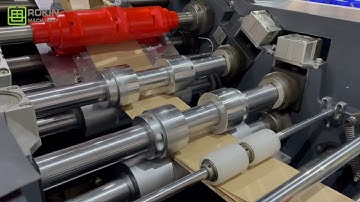 Square Bottom Paper Bag Machine With 4 Color Printing Inline