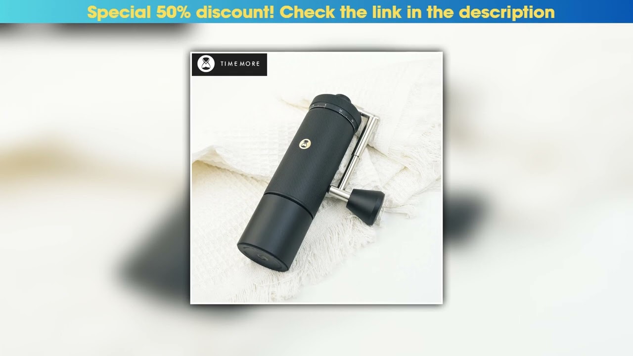Discount TIMEMORE CHESTNUT S3 Manual Coffee Grinder External Adjustment 0.015mm/click S2C890 Burr I