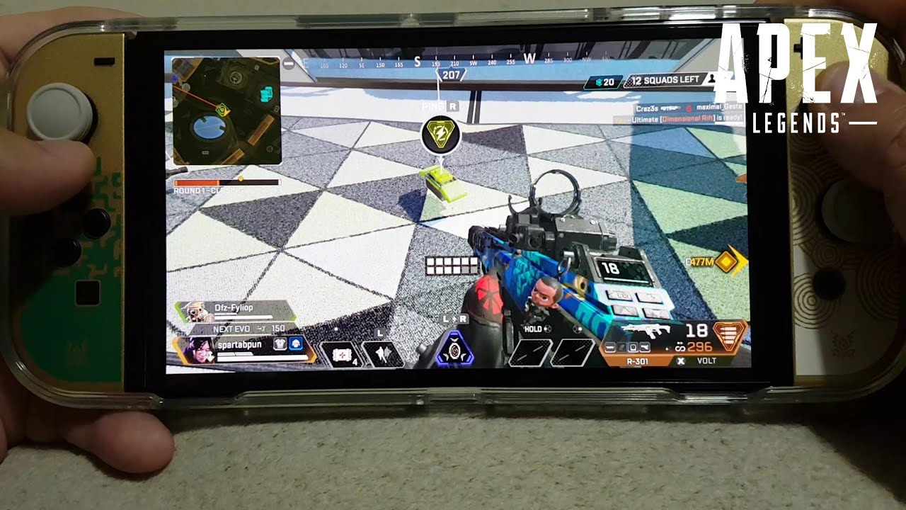 Apex Legends on Zelda Tears of the Kingdom Edition Nintendo Switch OLED ...