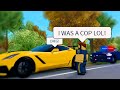 He Wanted To Street RACE ME! BUT He Was A UNDERCOVER COP! (Roblox)