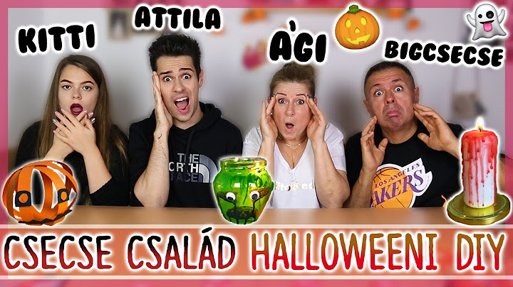 $ CSECSE CSALÁD VS. HALLOWEENI DIY 🎃👻 $