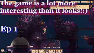 SeaBlip gameplay - Lets Play Ep 1 - Pixel Pirate Rpg - A mix of Terraria with Faster than Light FTL