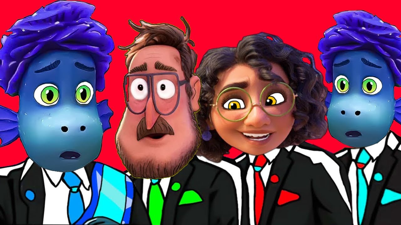 Disney's Enchanto 2021 & Luca Pixar & Mitchells The Machines - Coffin