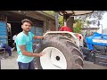#New Holland tyre fitment full videos tyres size 540 65 30 tyre brand BKT