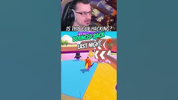 Is this guy hacking? #fallguys #hacker #shorts