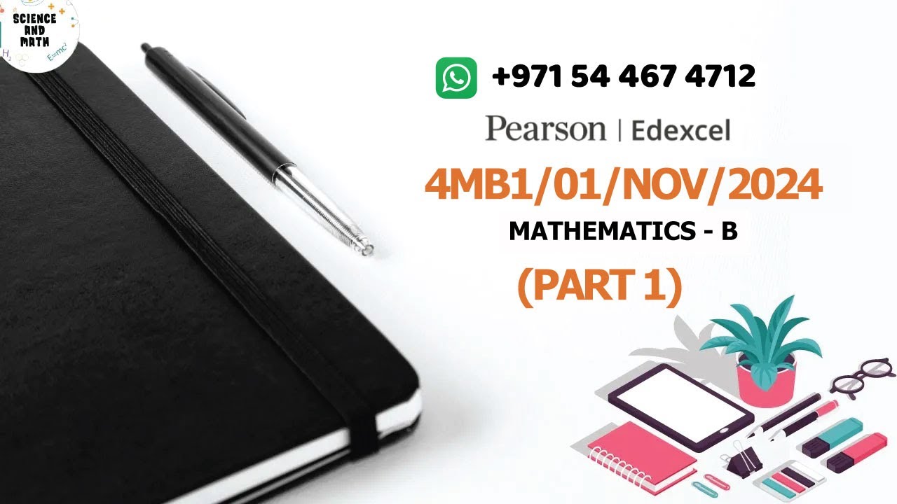 4MB1/01/НОЯ/2024/(ЧАСТЬ 1) | Edexcel International GCSE Математика B | Экзаменационные работы по ...