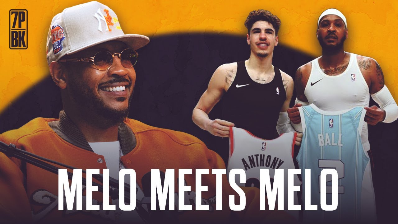 Carmelo Anthony on His First Time Meeting LaMelo Ball and Discussing Who’s the True “Melo”