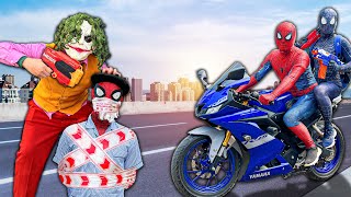 SUPERHERO's Story | Rescue My Dad From JOKER ?? ( Mansion Battle ) By SPLife TV