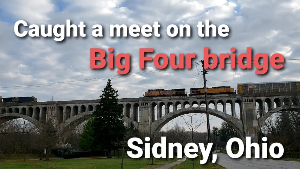 Details about   Sidney Ohio View from New Big Four Bridge Antique Postcard C06 